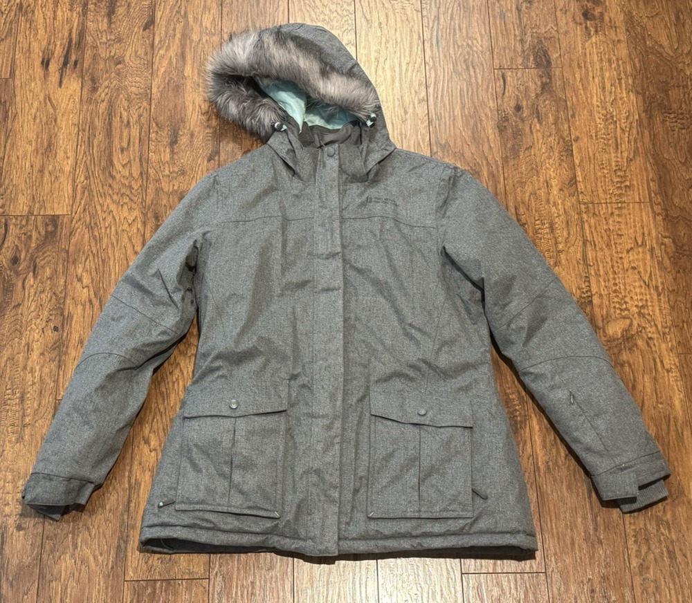 Mountain Warehouse Fur Trim Hooded Ski Jacket - Women’s Size 12
